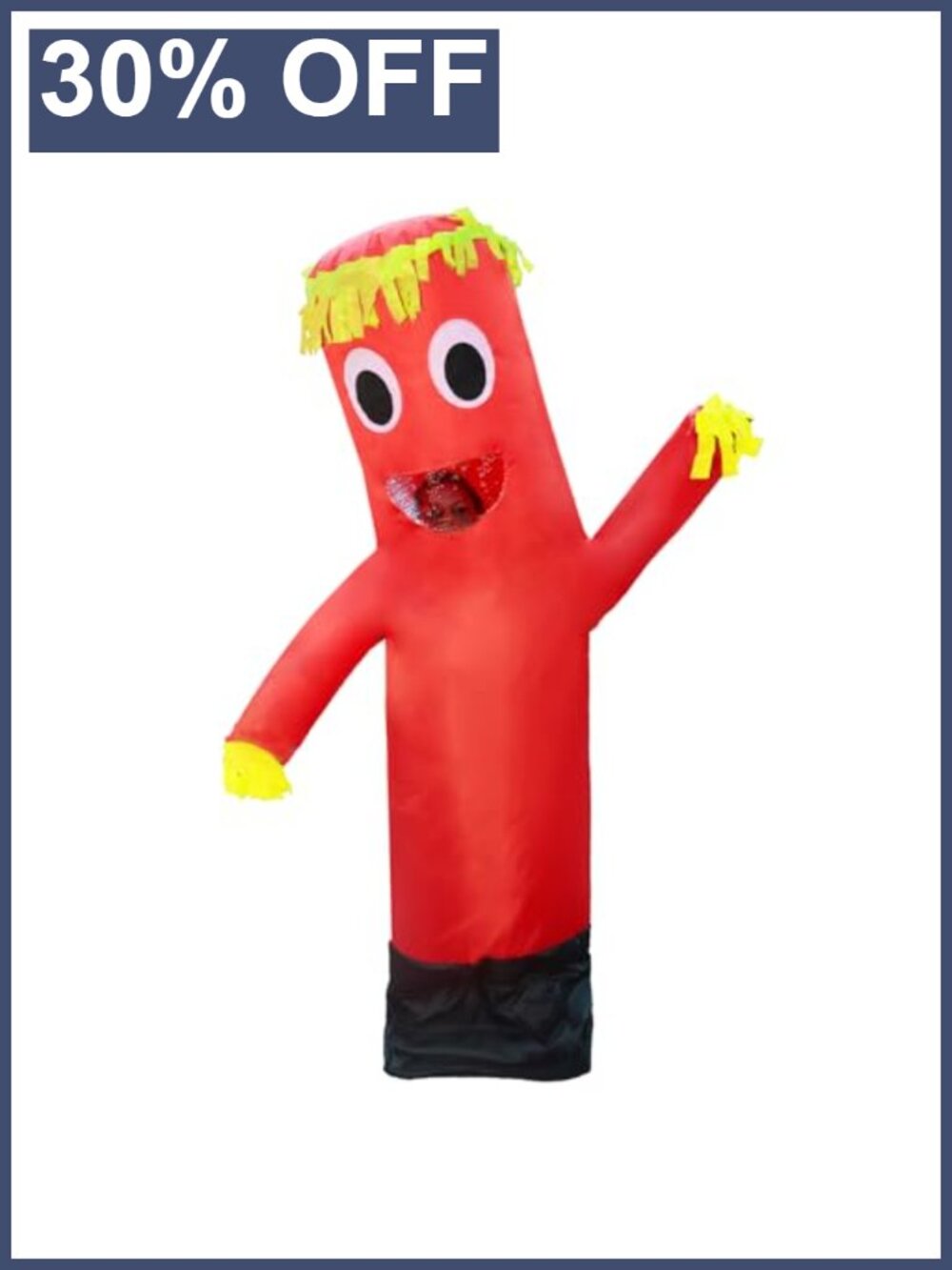 Adult Inflatable Tube Man Costume Wacky Wavy Arm Halloween Party
